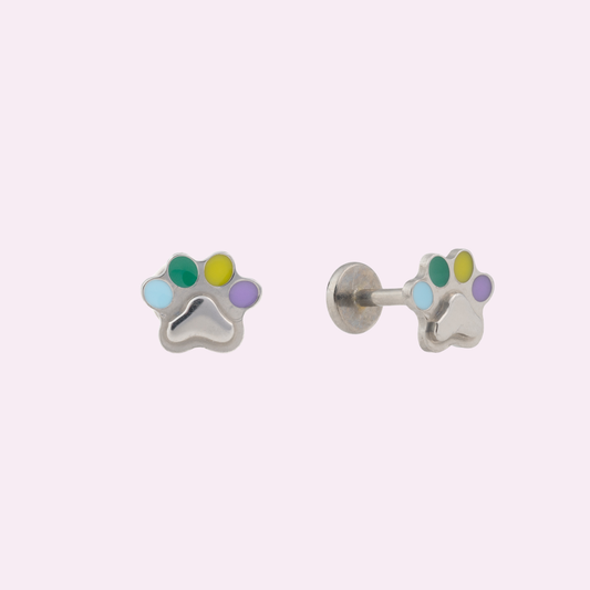 Paw Parade - Threadless Flat Back Stud