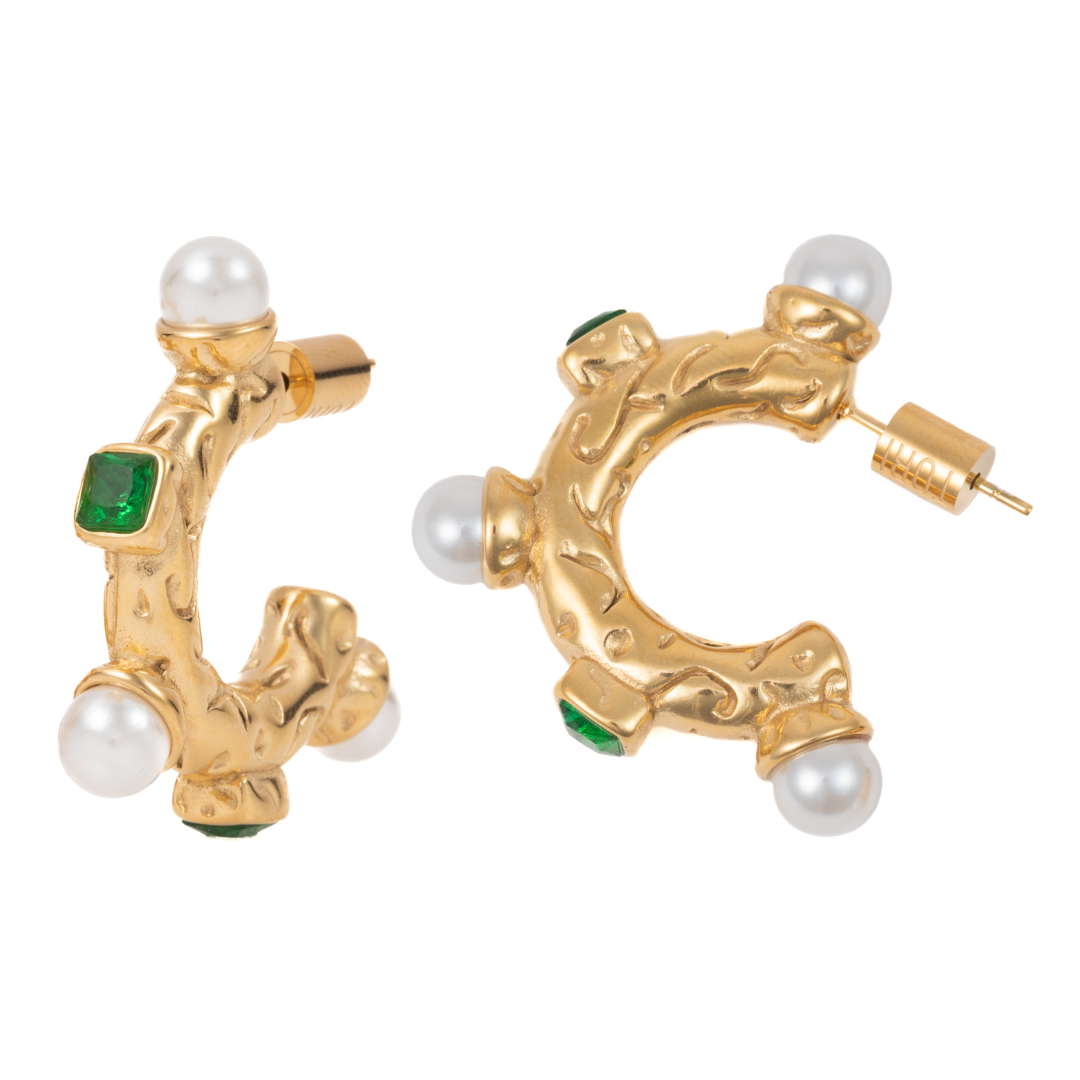 "Pilar" in Gold Plated – Sold as a Pair or Individually