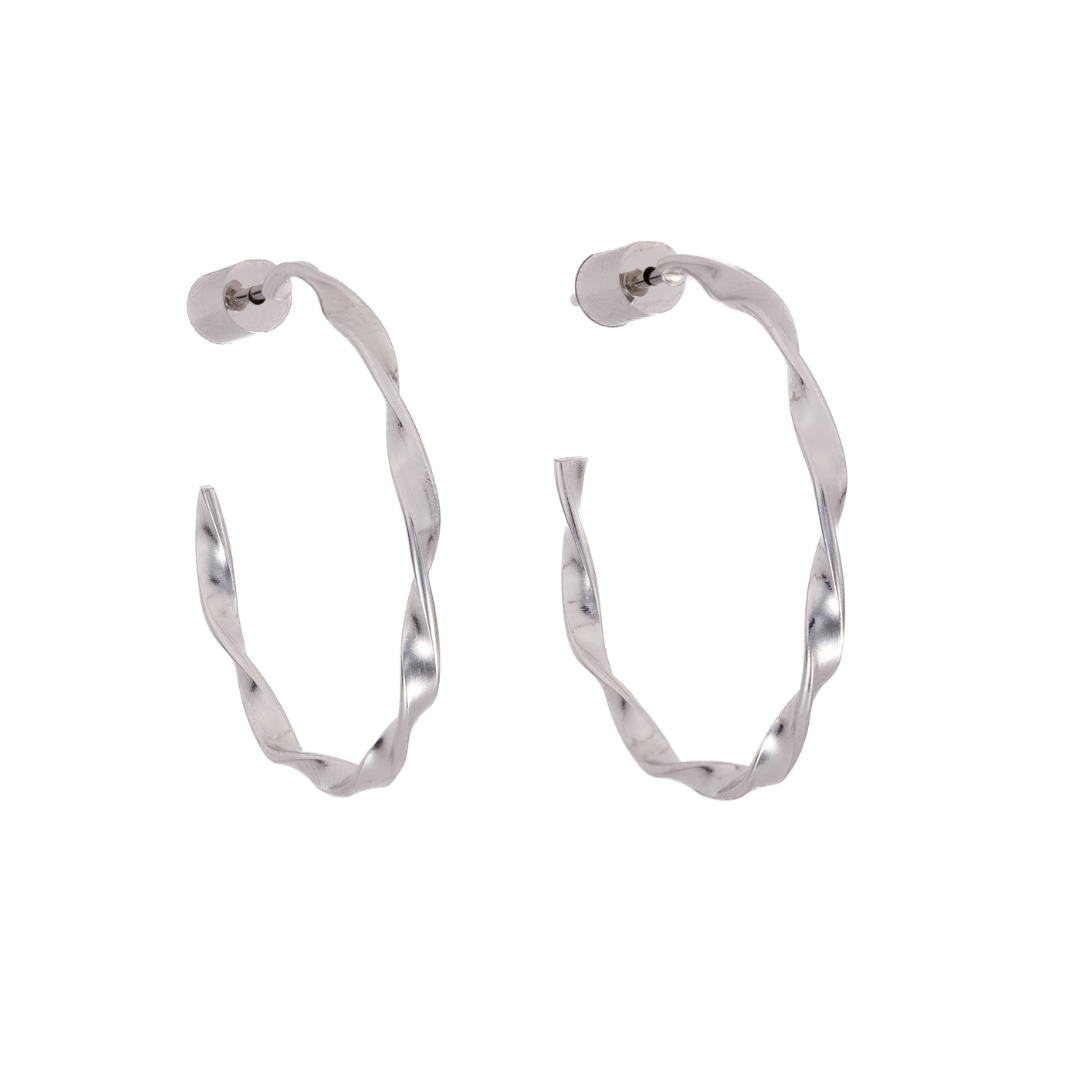"Alicia" in Stainless Steel – Sold as a Pair or Individually