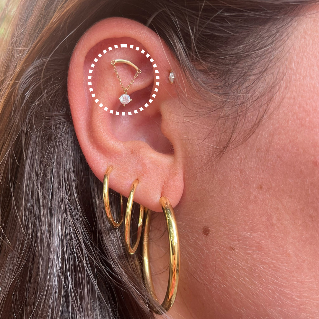 North Star - Single Earring