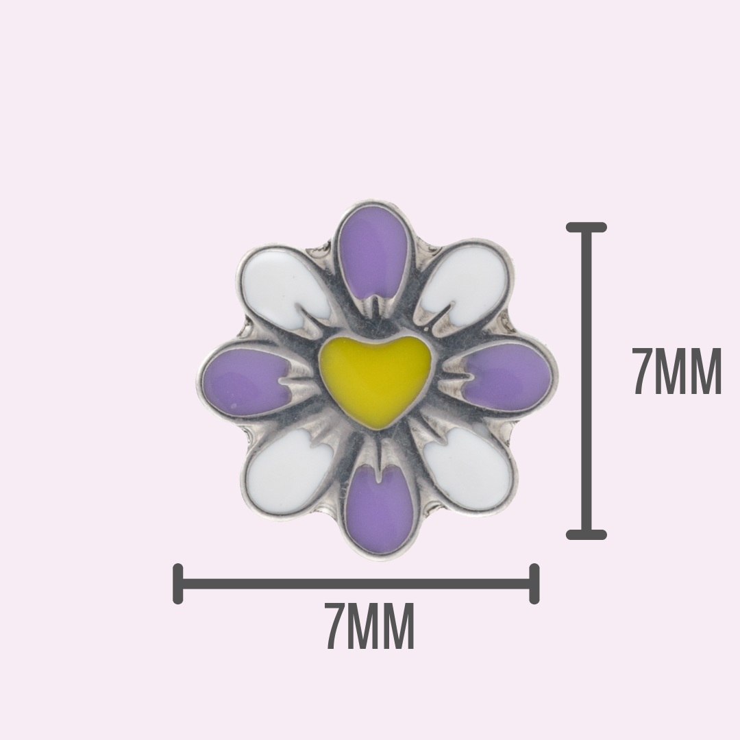 Magic Bloom - Threadless Flat Back Stud