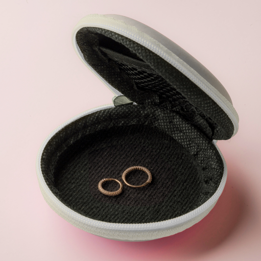 White Tori Ear Candy Travel Purse