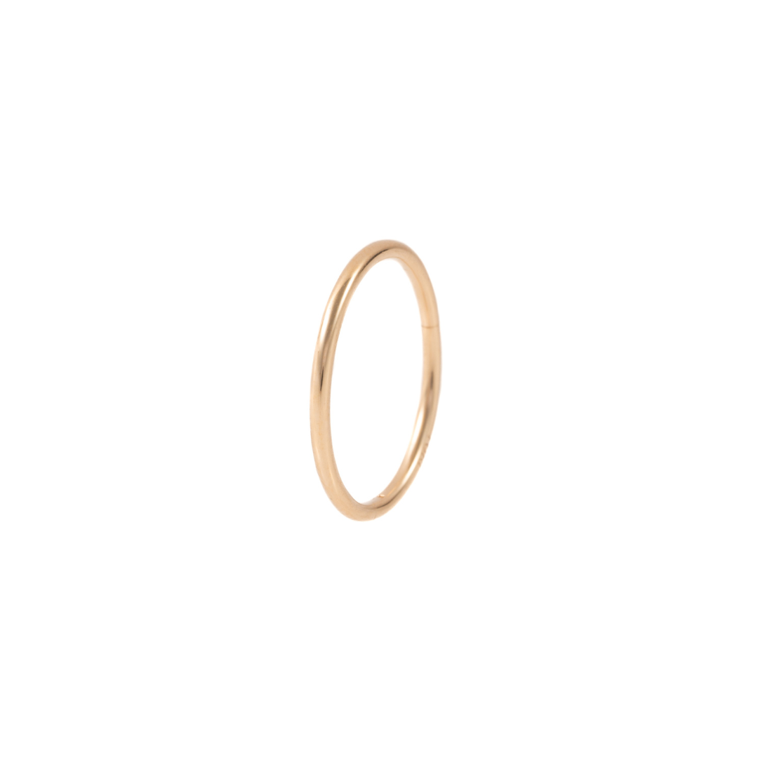 XL Minimalist Hinged Hoop - Seamless Hinged Hoop