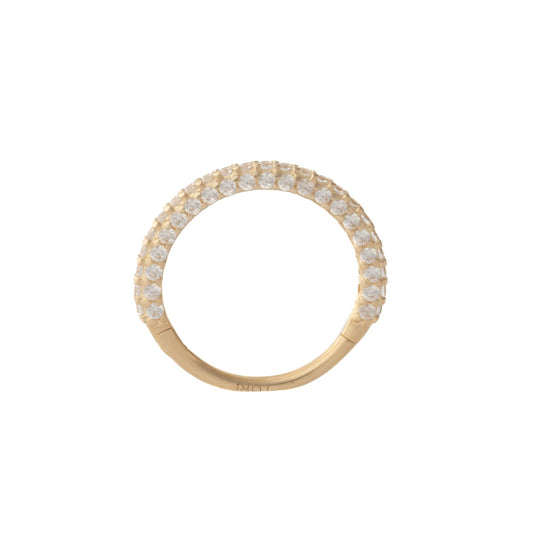 Venus in Yellow Gold – Seamless Hinged Hoop