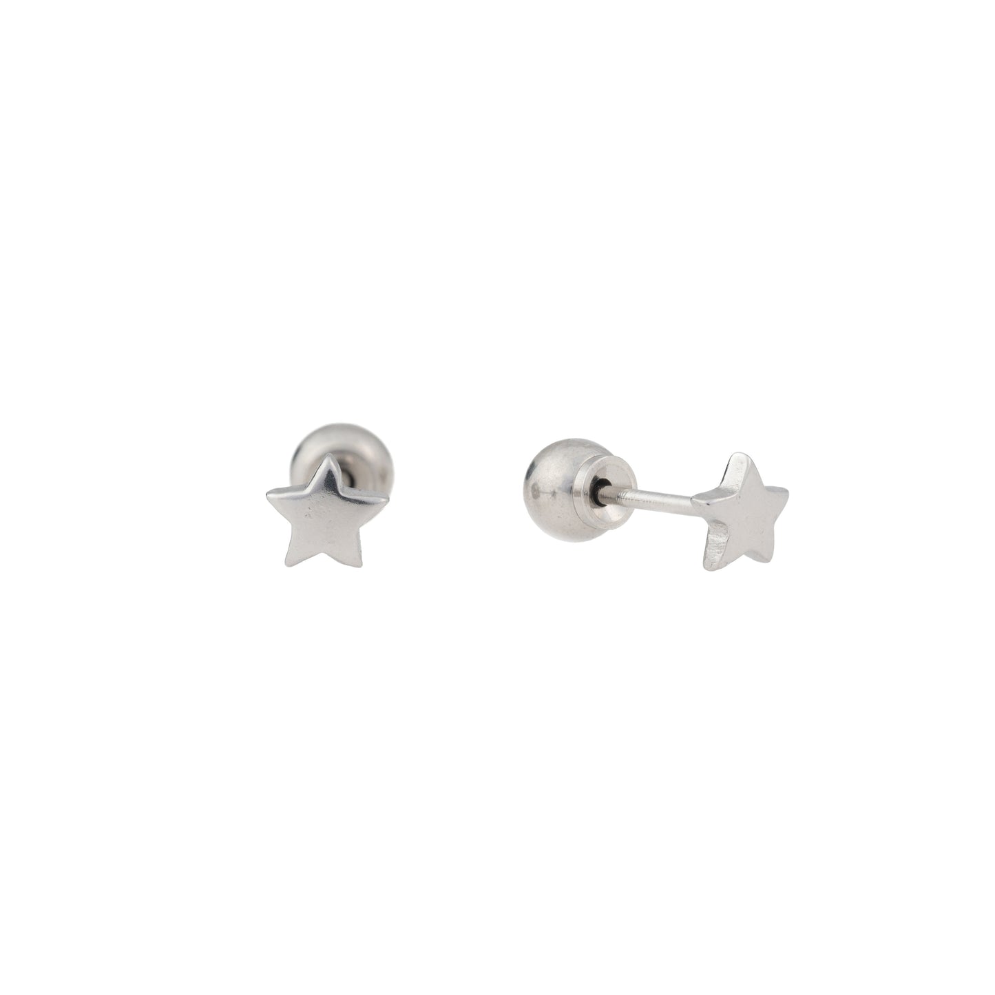 "Celestial" – 5mm Solid Star Stud