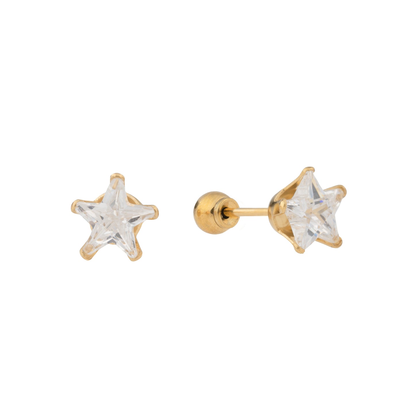Cosmic Queen - Giant CZ Star Prong Set