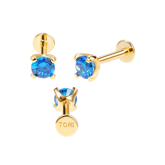 December – Threadless Flatback Stud