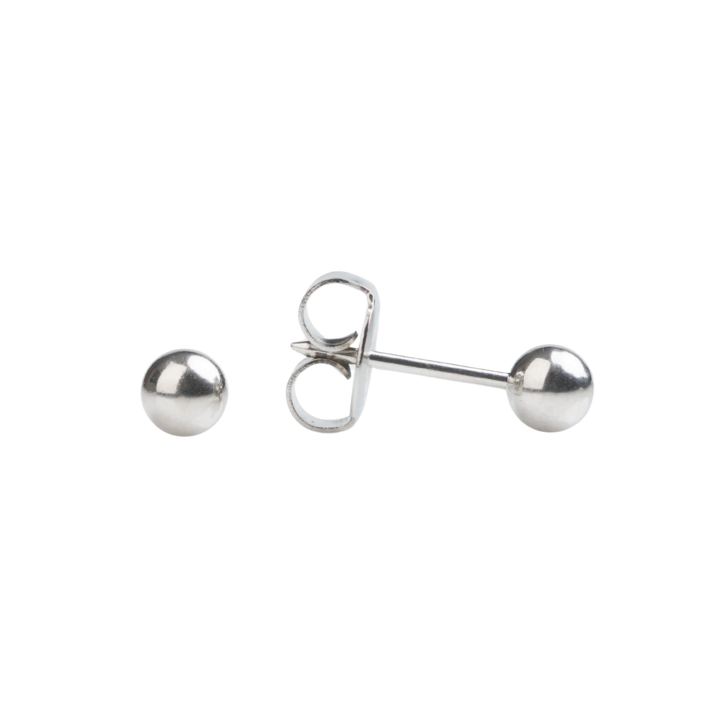 White Gold 4mm Ball