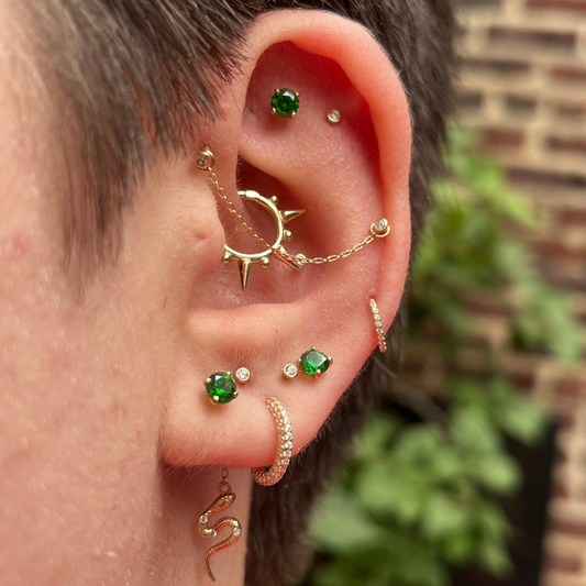 Lengua de serpiente - Colgante para pendiente individual