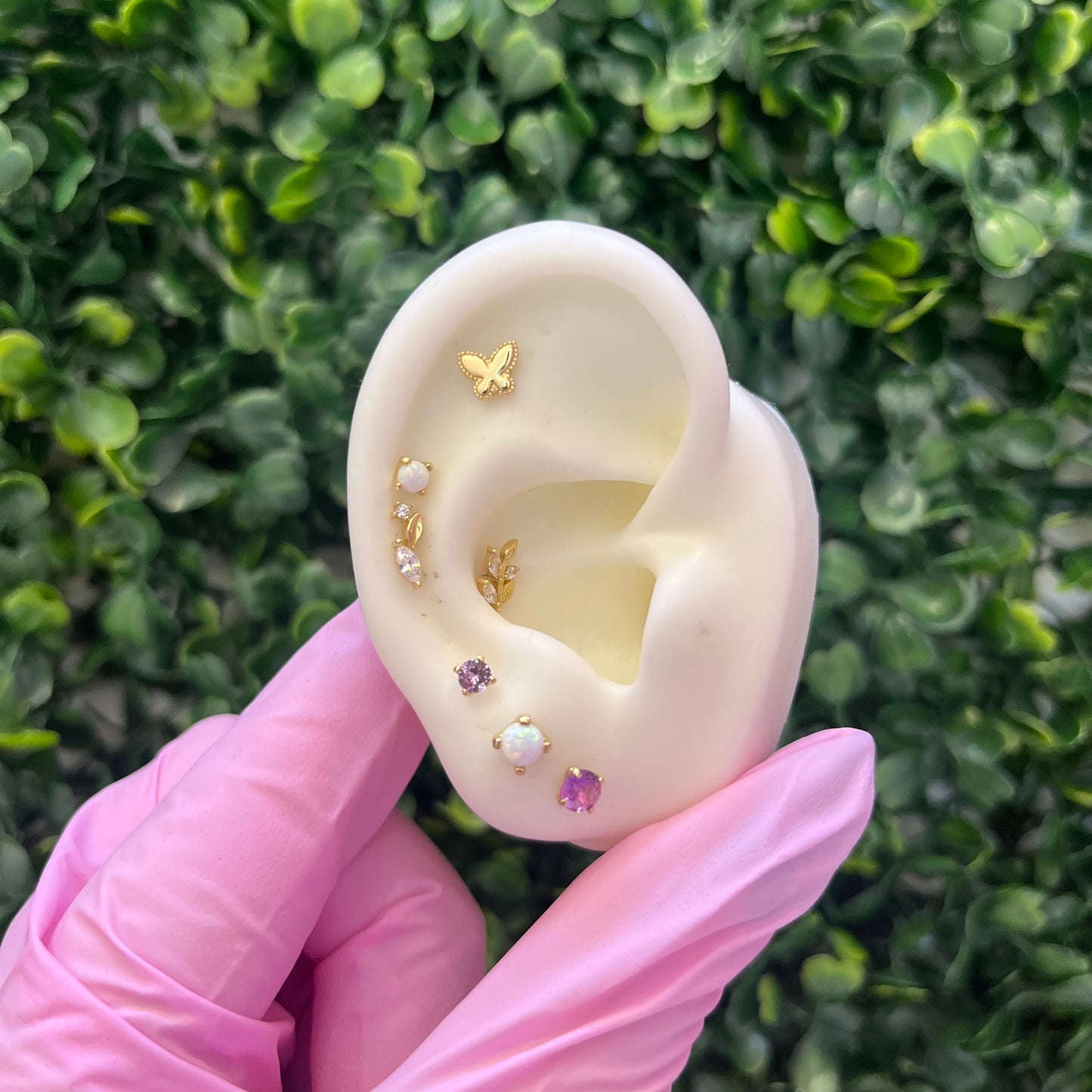 Hope - Threadless Flatback Stud