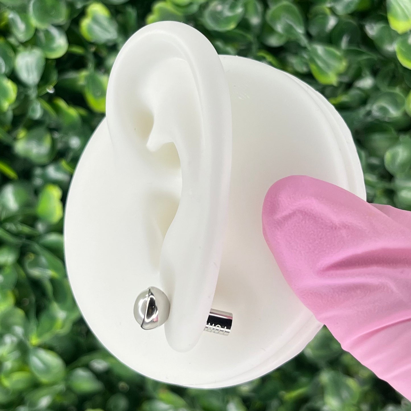 "Mikaela" Pearl in Stainless Steel – Sold as a Pair or Individually