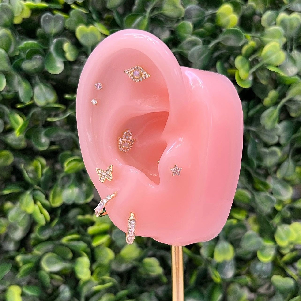 Diamond - Diamond Threadless Flatback Stud