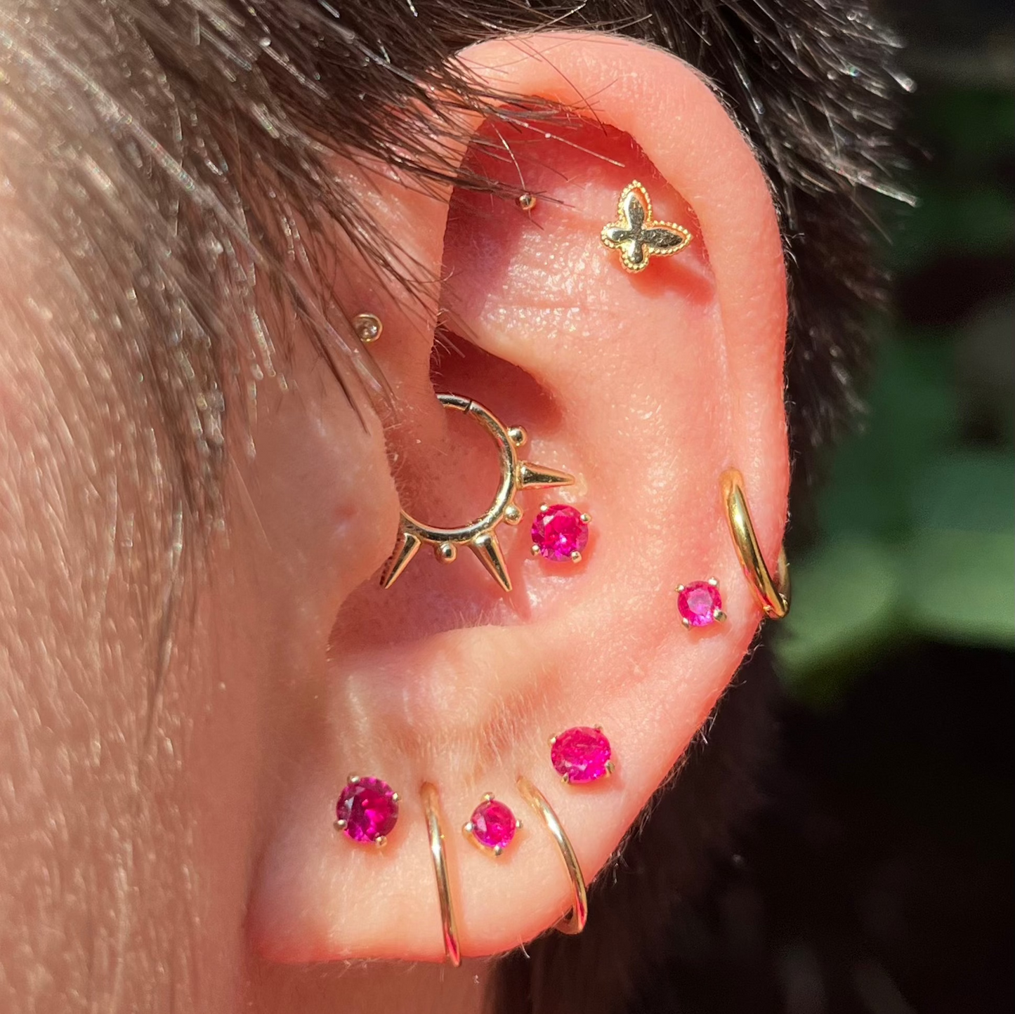 XL Minimalist Hinged Hoop - Seamless Hinged Hoop