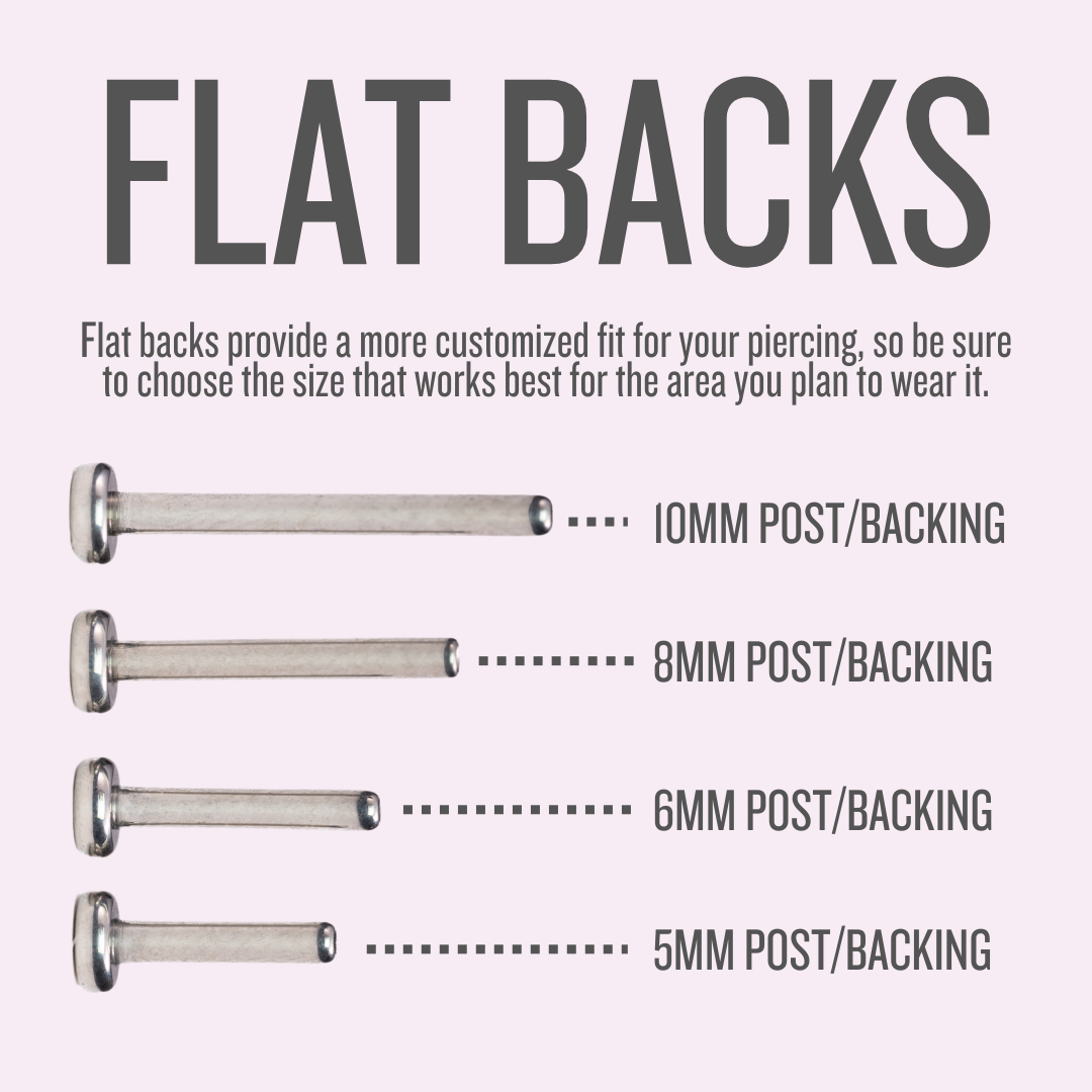 "Polvo de hadas" - Tornillo plano sin rosca