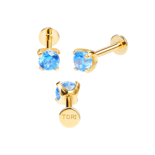 March - Threadles Flatback Stud