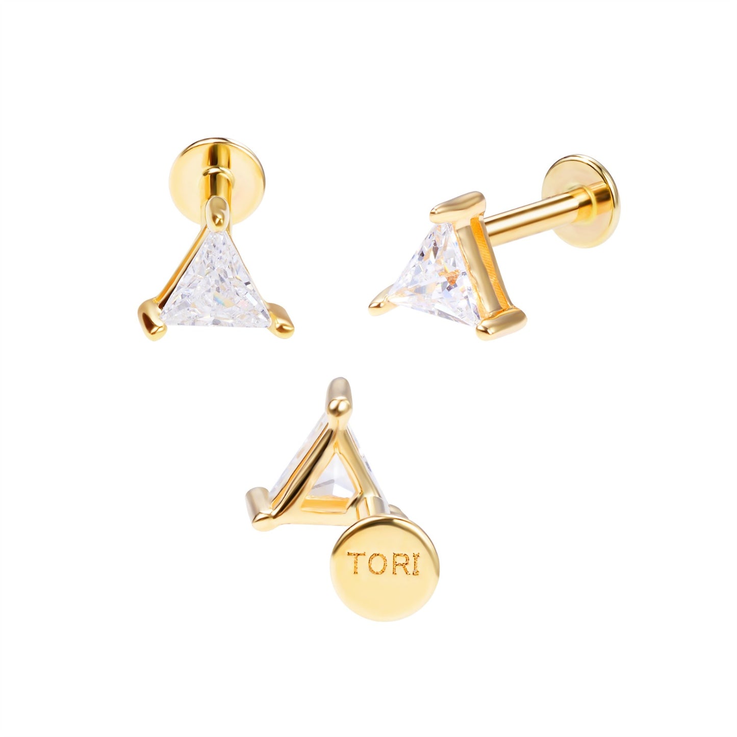 Sight - Threadless Flatback Stud