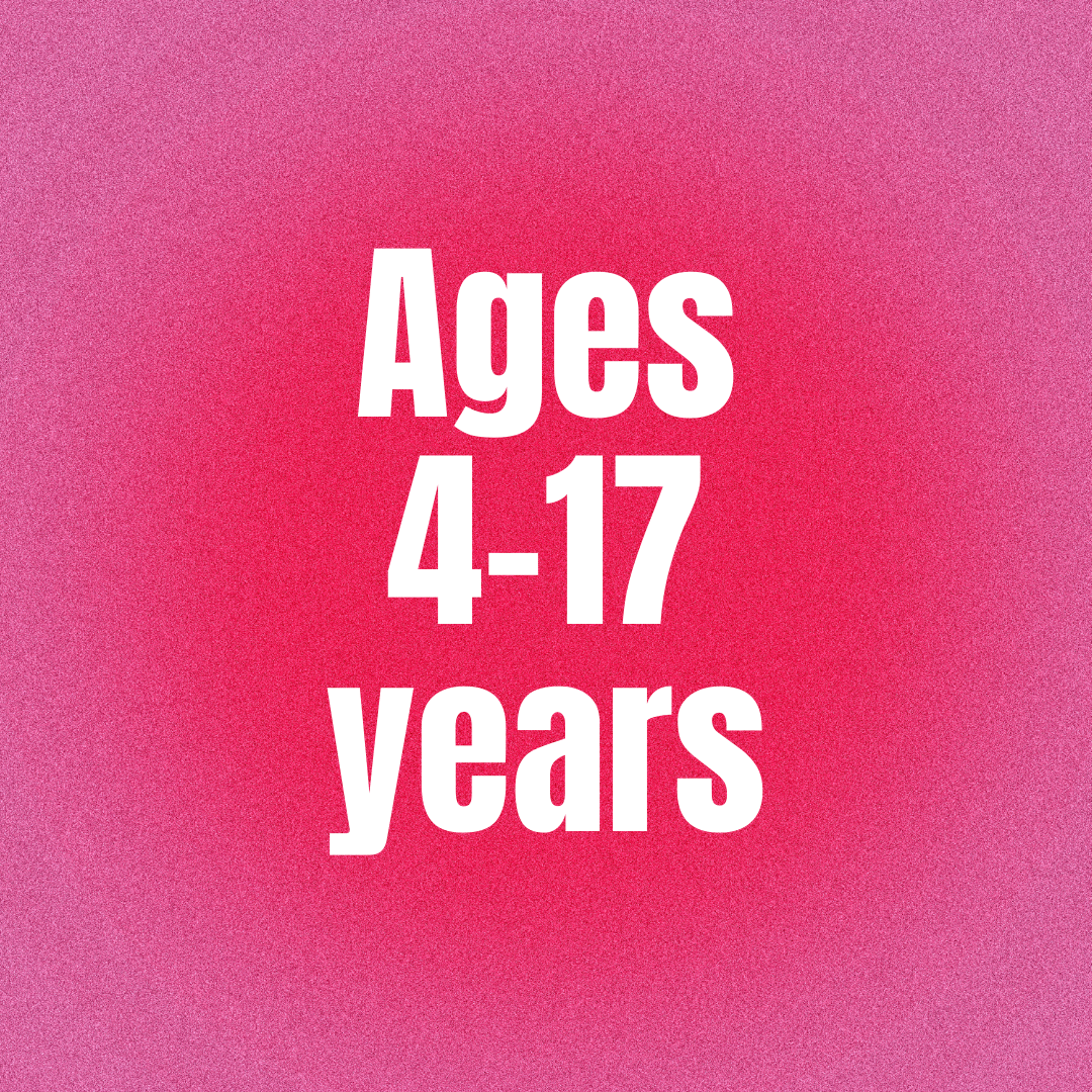 Ages 4-17 years