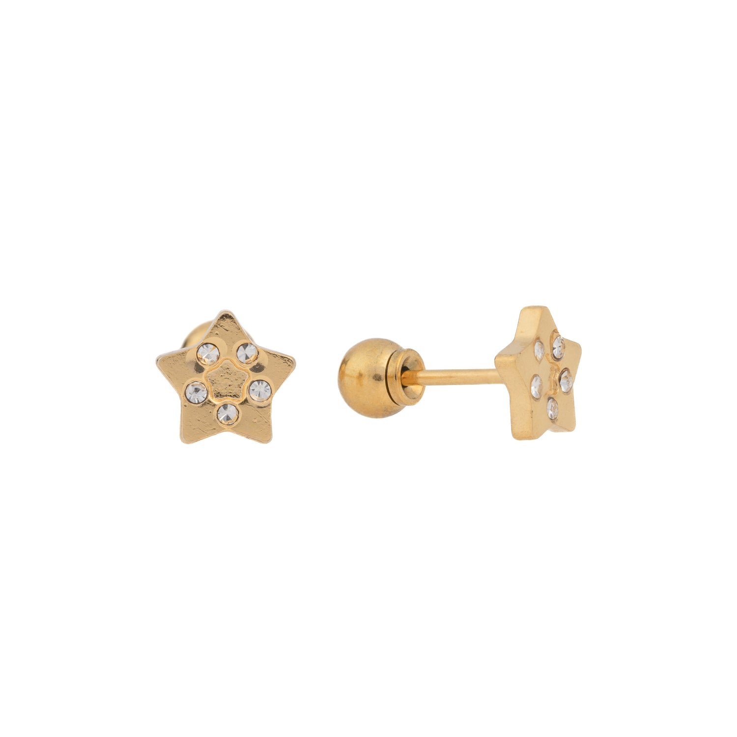 Ball Back Studs - Stars