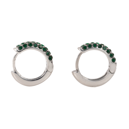 "Manuela" Green in Stainless Steel – Sold as a Pair or Individually