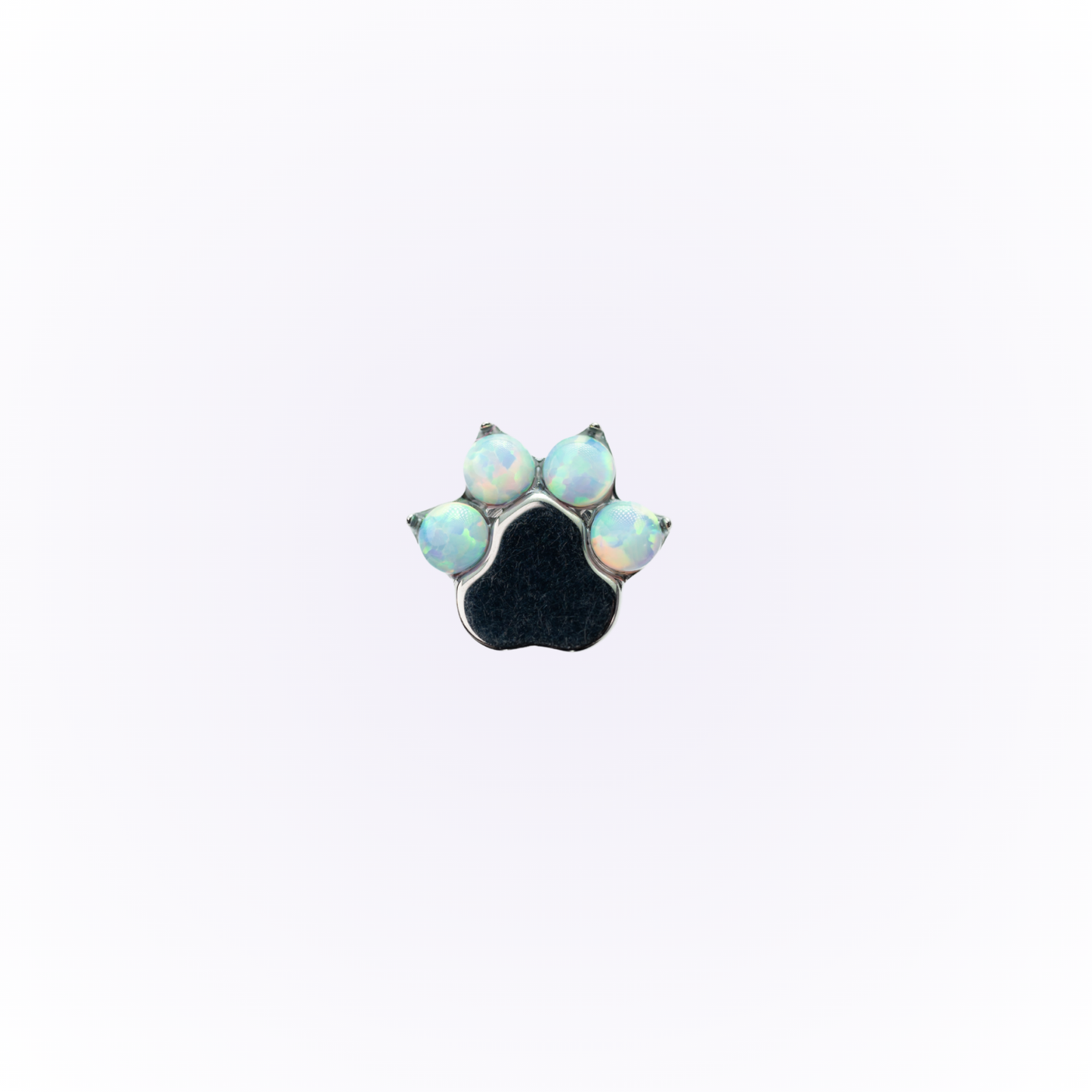 Loyalty (In Opal) – Paw Opal Threadless Flat Back Stud