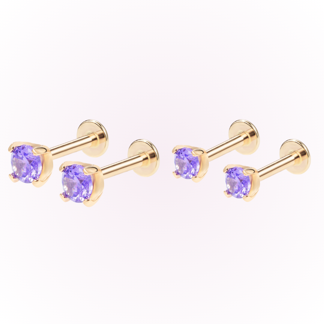The Birthstone Basics Bundle - 14k