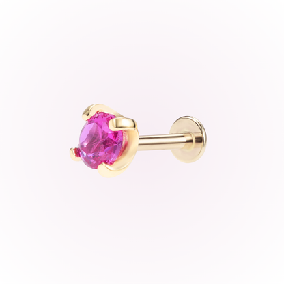 Julio - Stud de espalda plana Threadles