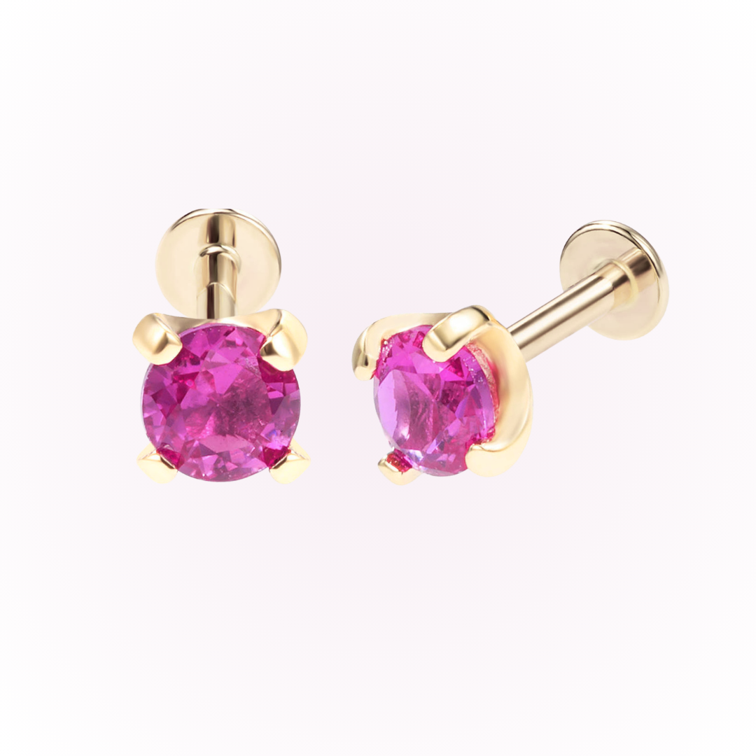 Julio - Stud de espalda plana Threadles