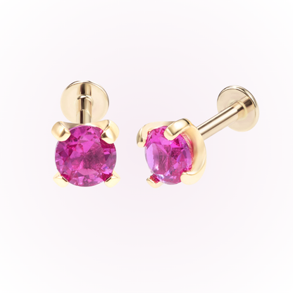 Julio - Stud de espalda plana Threadles