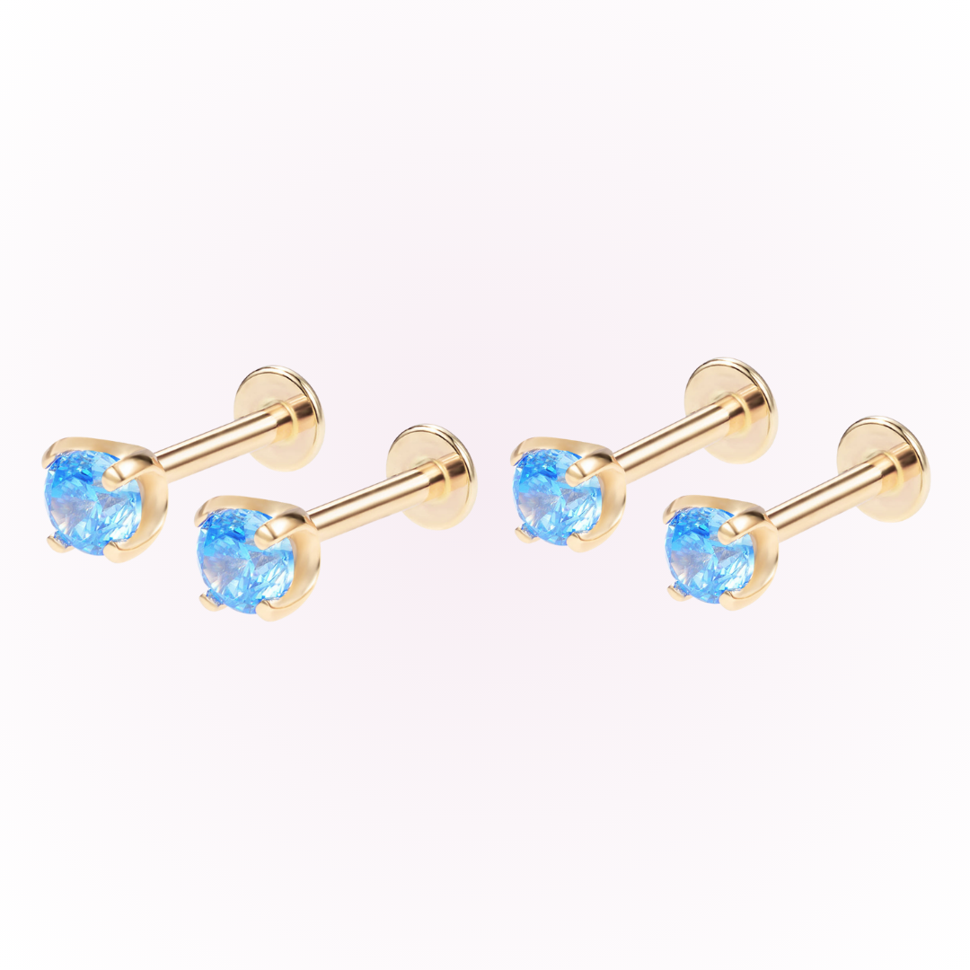 The Birthstone Basics Bundle - 14k
