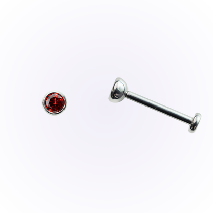 "Naranja Sanguina" - Tornillo sin rosca de parte trasera plana