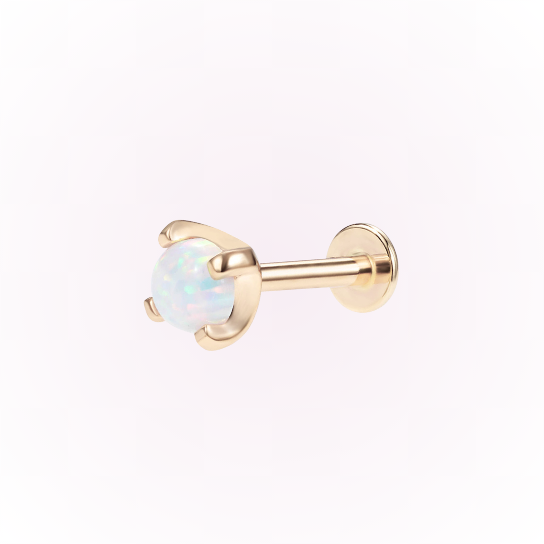 Octubre - Stud Threadles Flatback