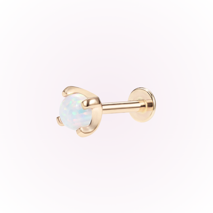 Octubre - Stud Threadles Flatback