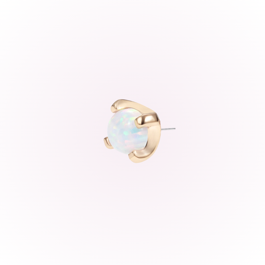 Octubre - Stud Threadles Flatback