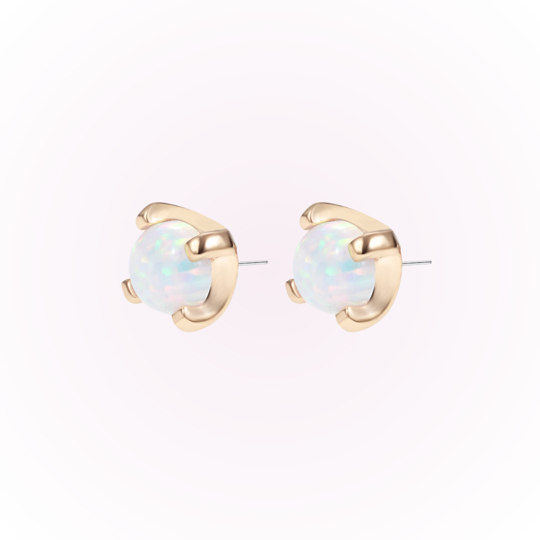Octubre - Stud Threadles Flatback