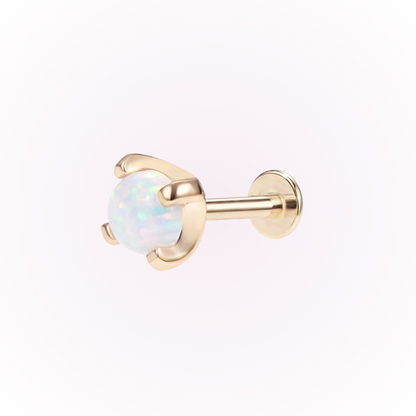 Octubre - Stud Threadles Flatback