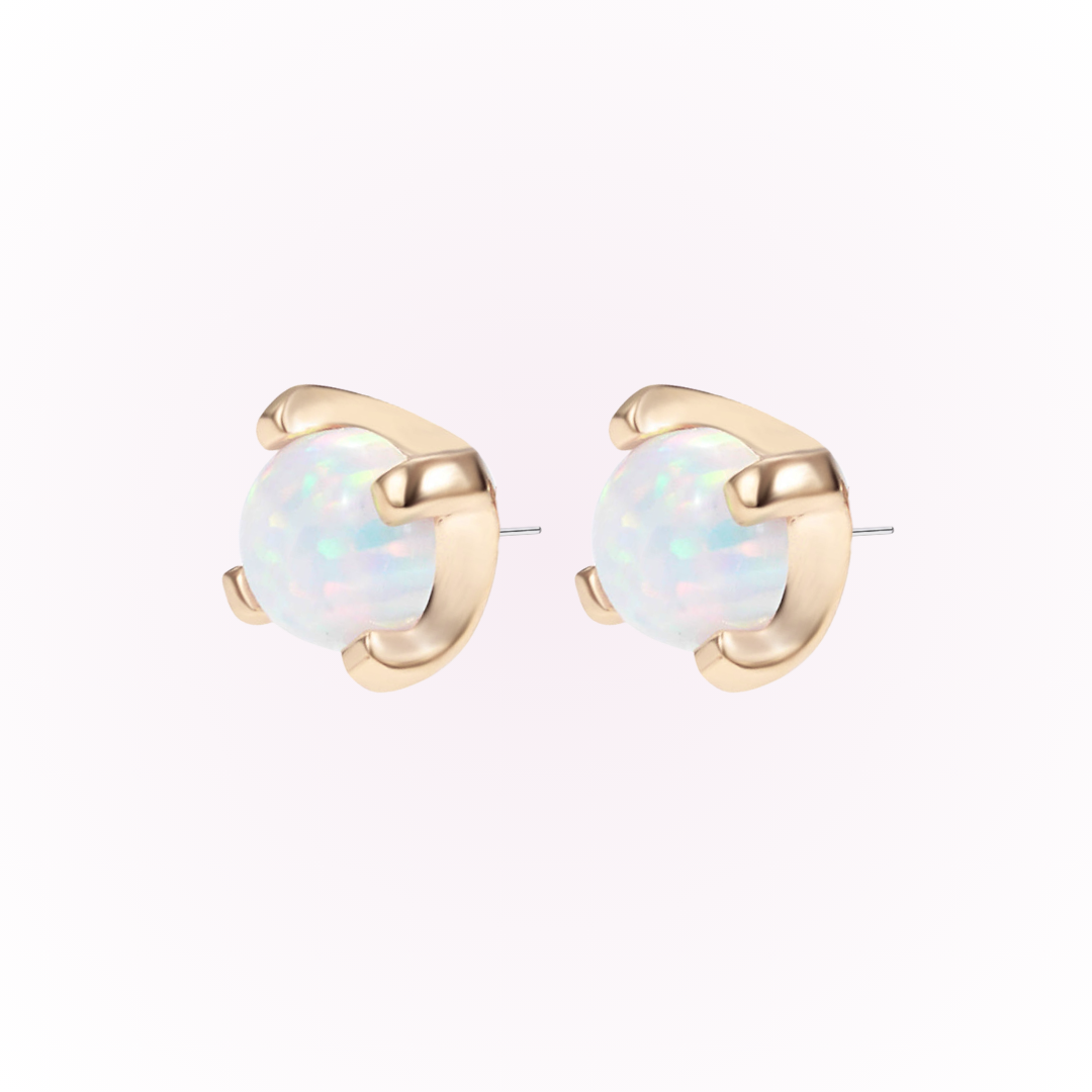 Octubre - Stud Threadles Flatback