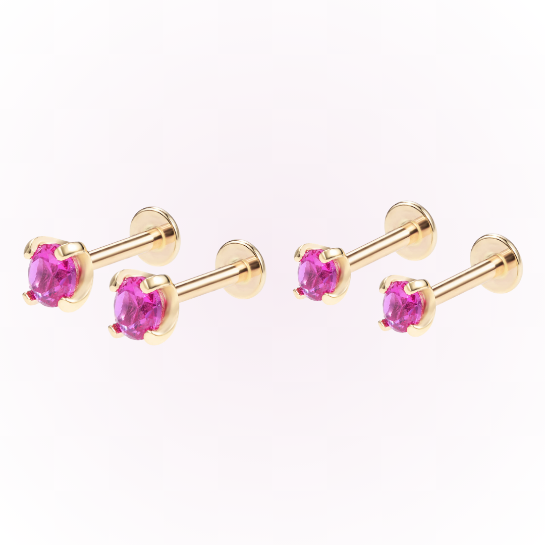 The Birthstone Basics Bundle - 14k