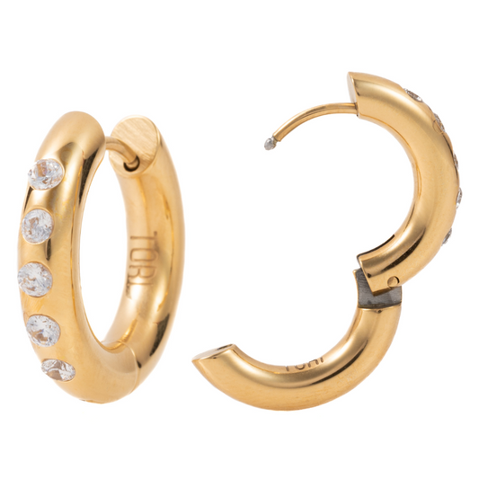 "Ana Maria" in Gold Plated – Sold as a Pair or Individually