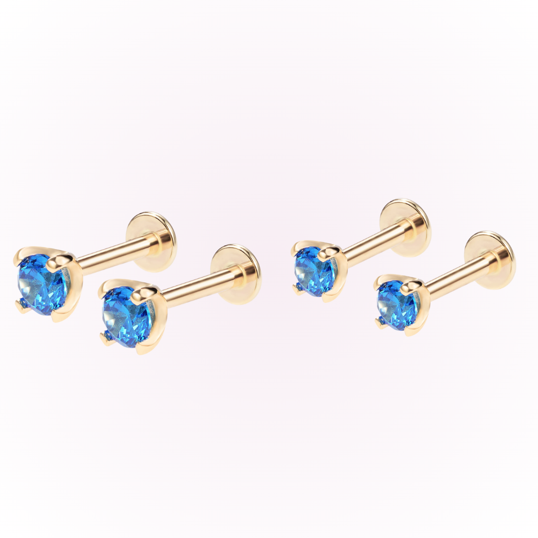 The Birthstone Basics Bundle - 14k