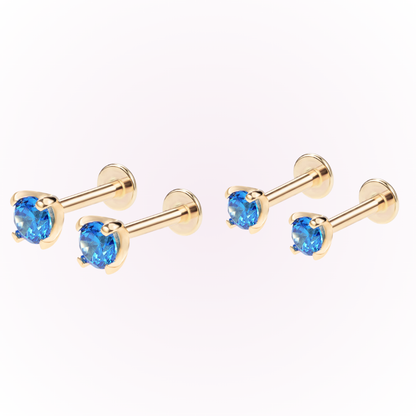 The Birthstone Basics Bundle - 14k