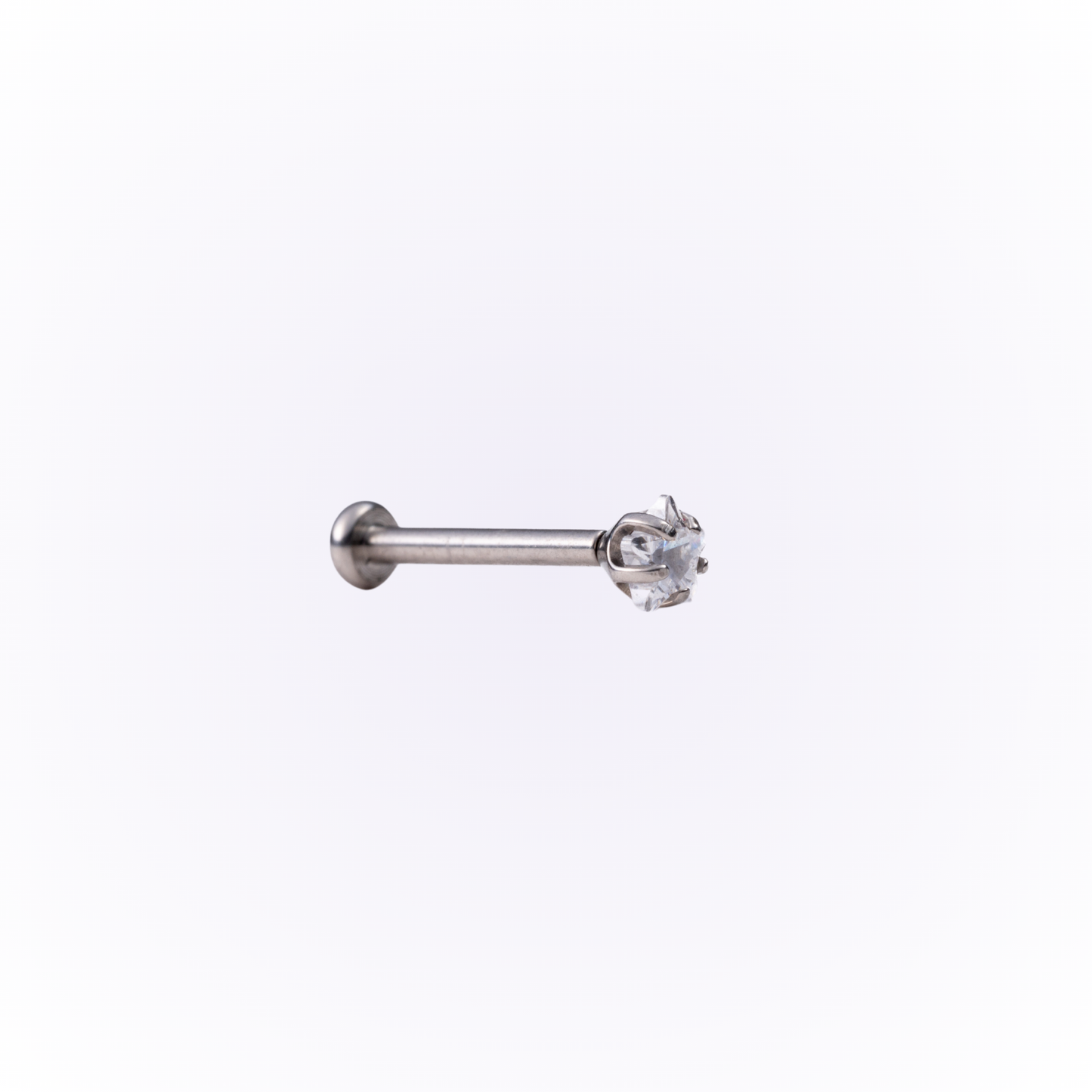 Quartz – Star Cut Cubic Zirconia Threadless Flat Back Stud