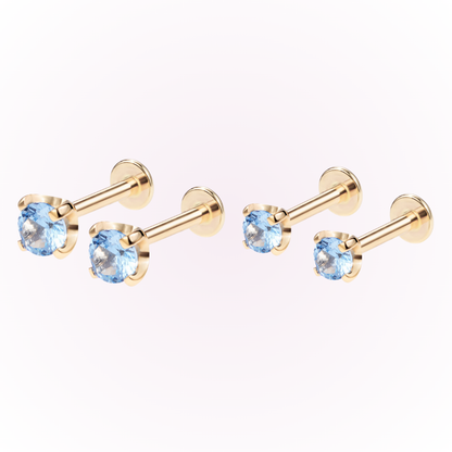 The Birthstone Basics Bundle - 14k