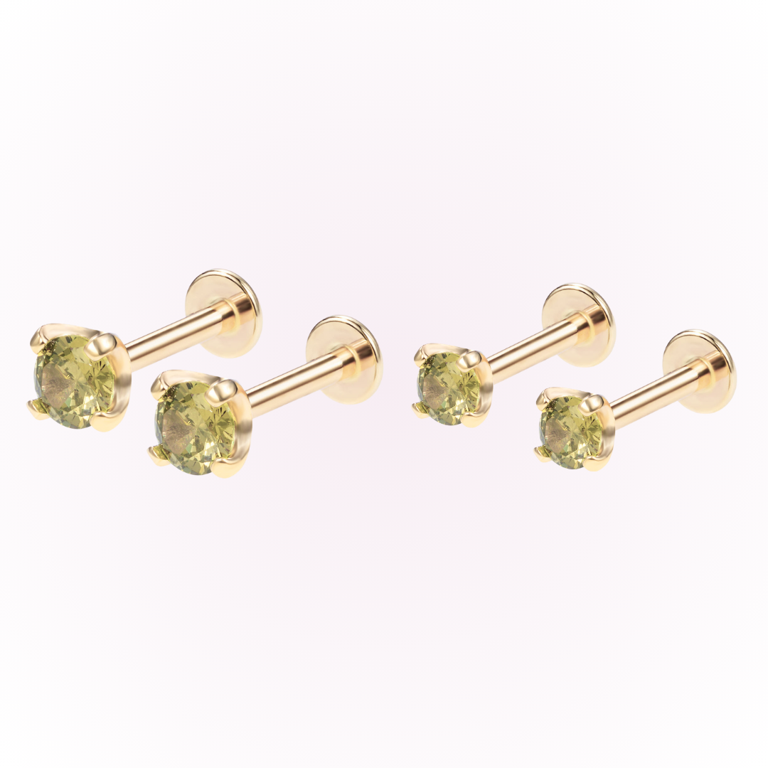 The Birthstone Basics Bundle - 14k