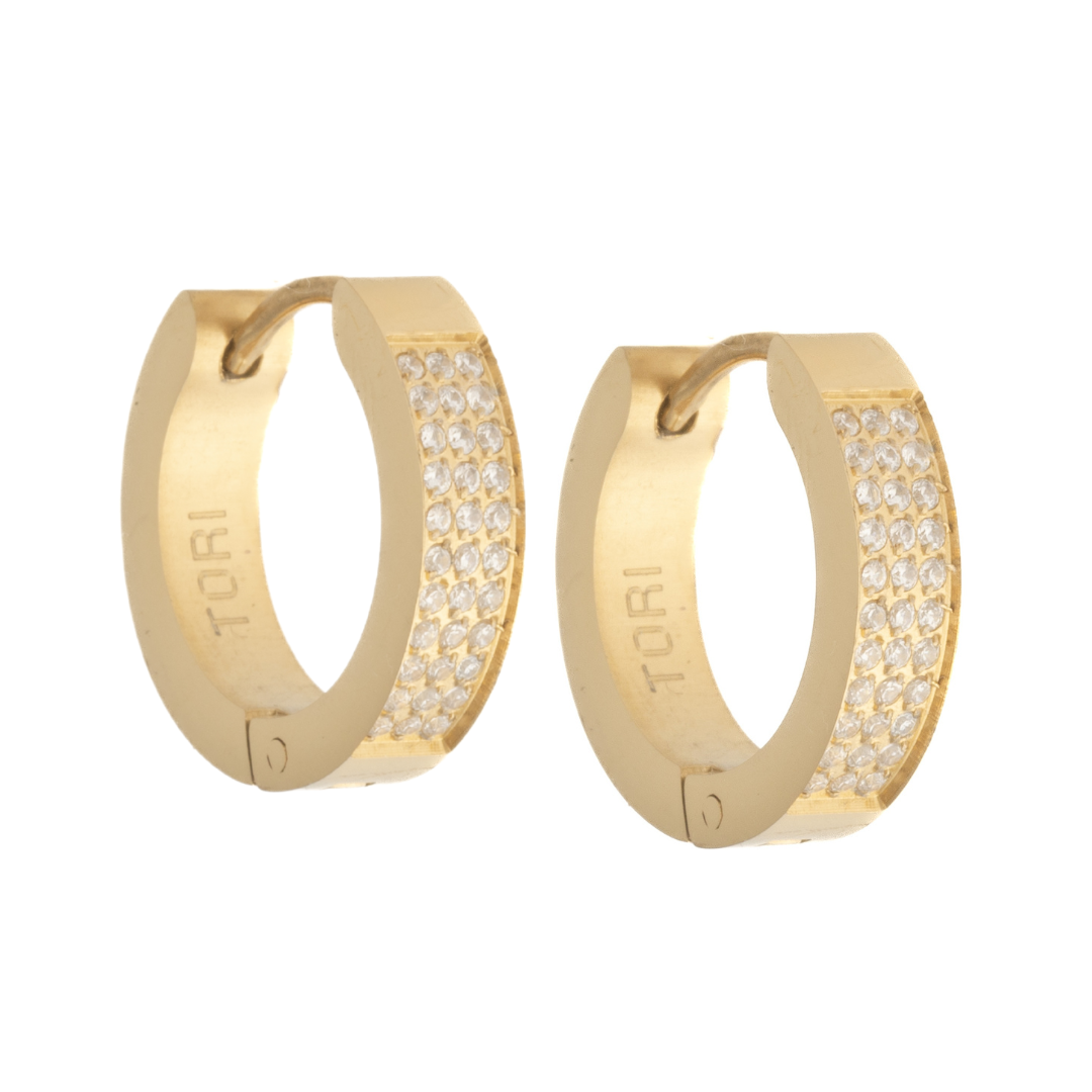 "Maria" in Gold Plated – Sold as a Pair or Individually