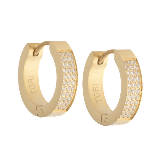 "Maria" in Gold Plated – Sold as a Pair or Individually