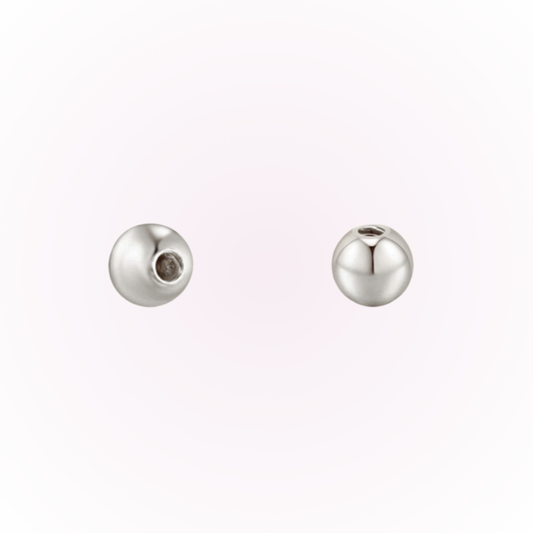 White Ball Backing - Sold Single Or Pair