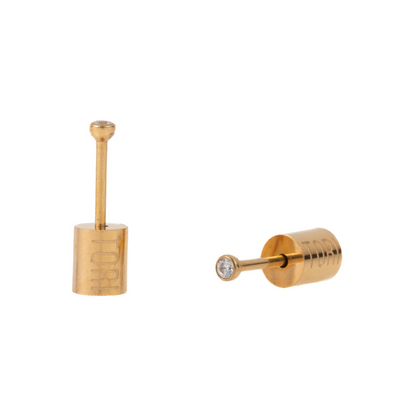 "Mikaela" in Gold Plated – Sold as a Pair or Individually
