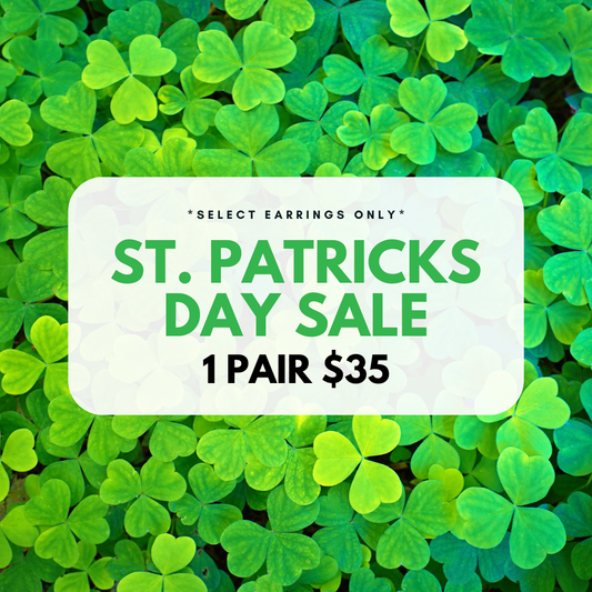 St. Patricks Day Earring Sale
