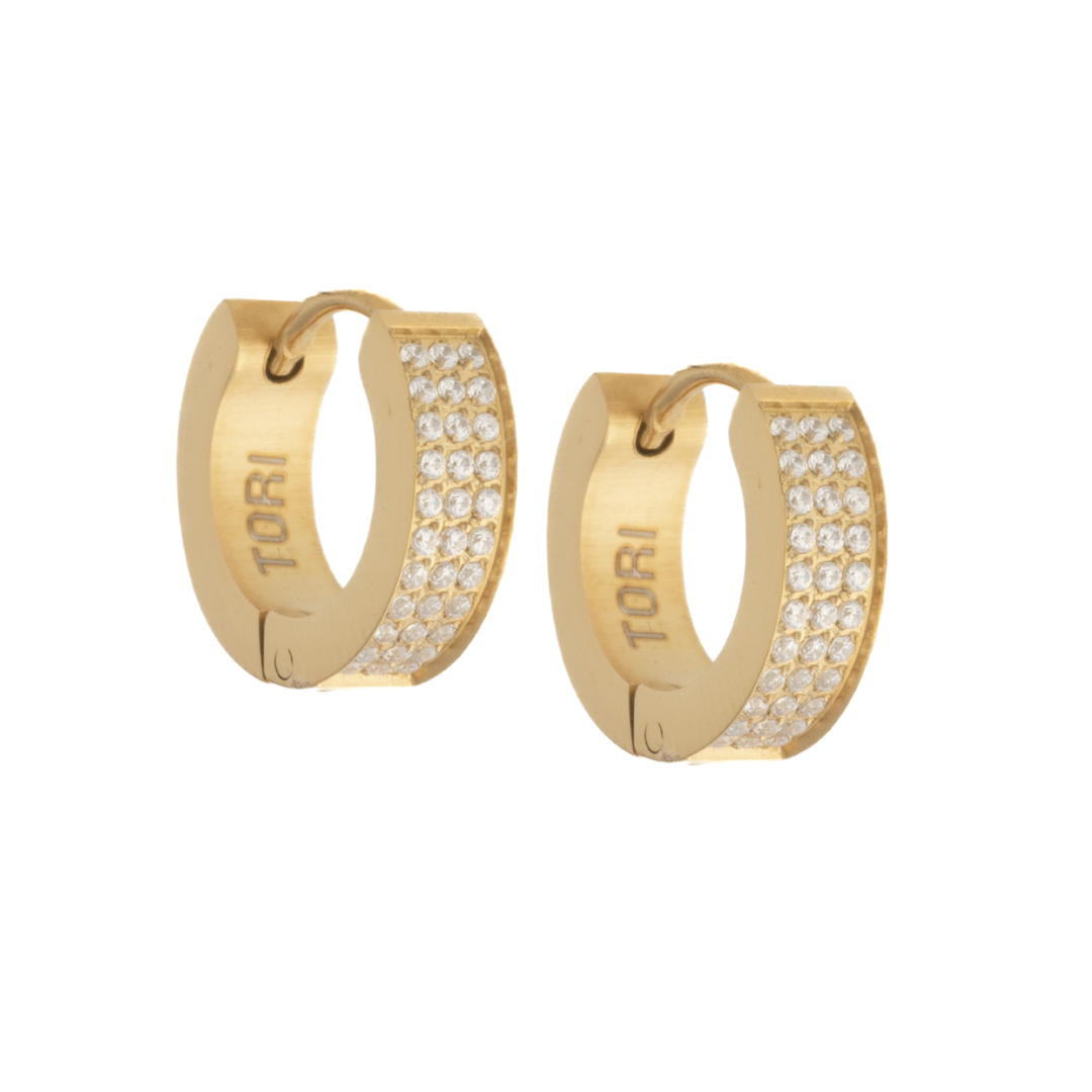 "Maria" in Gold Plated – Sold as a Pair or Individually