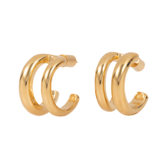 "Danielle" in Gold Plated – Sold as a Pair or Individually